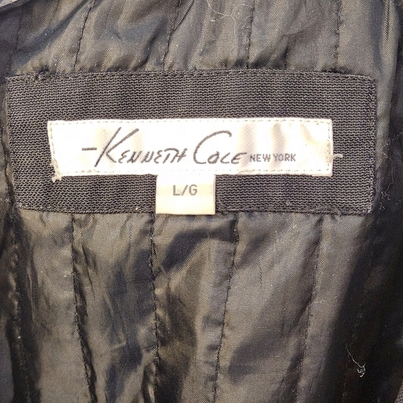 Men’s kenneth cole quilted bomber style short jacket size: L - Picture 12 of 14